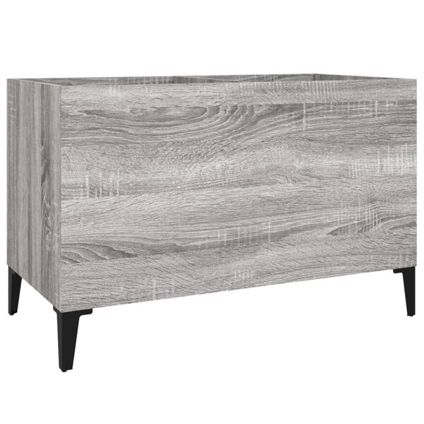 vidaXL Δισκοθήκη Γκρι Sonoma 74,5 x 38 x 48 εκ. από Επεξεργασμένο Ξύλο