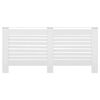 vidaXL Κάλυμμα Καλοριφέρ Λευκό 172 x 19 x 81,5 εκ. από MDF