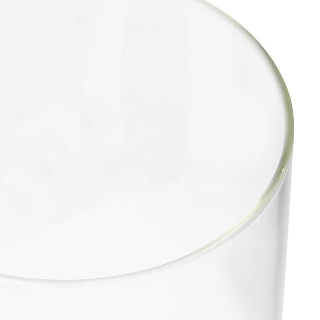 vidaXL Βάζα 4 τεμ. 1200 ml Γυάλινα με Καπάκι από Μπαμπού