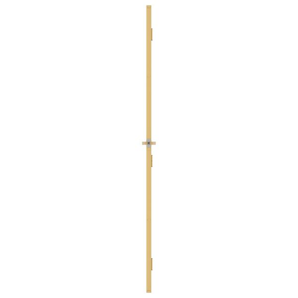 vidaXL Εσωτερική Πόρτα Χρυσή 76 x 201,5 εκ. Ψημένο Γυαλί & Αλουμίνιο