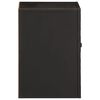 vidaXL Ντουλάπι Μπάνιου Επιτοίχιο Μαύρο 38x33x48 εκ. Μασίφ Ξύλο Μάνγκο
