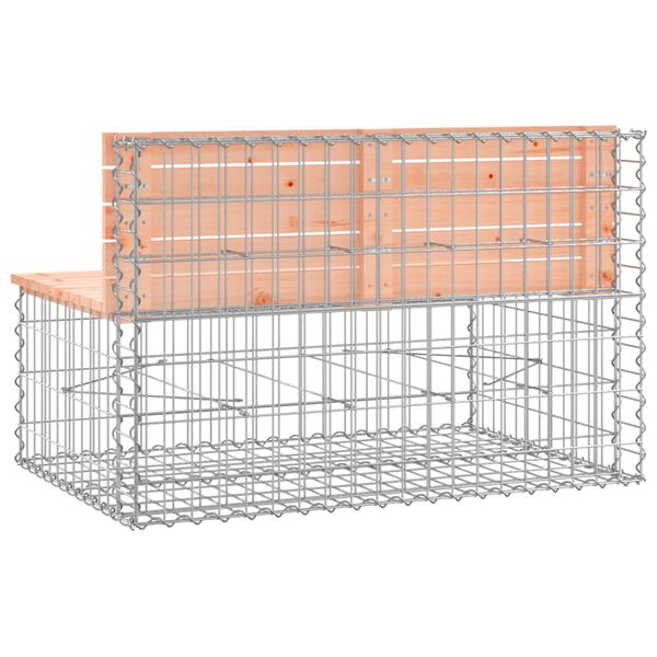 vidaXL Πάγκος Κήπου Συρματοκιβώτιο 103x70x65 εκ. Μασίφ Ψευδοτσούγκα