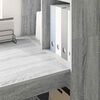 vidaXL Γραφείο Γκρίζο Σονομα 122 x 67 x 145 εκ. Επεξεργασμένο ξύλο