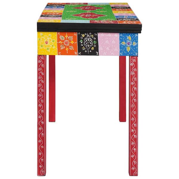 vidaXL Γραφείο με συρτάρι Καφέ 100 x 50 x 75 cm Μασίφ ξύλο μάνγκο