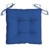 vidaXL Μαξιλάρια Παλέτας Κήπου 2 τεμ. Μπλε 50x50x7 εκ. Oxford Ύφασμα