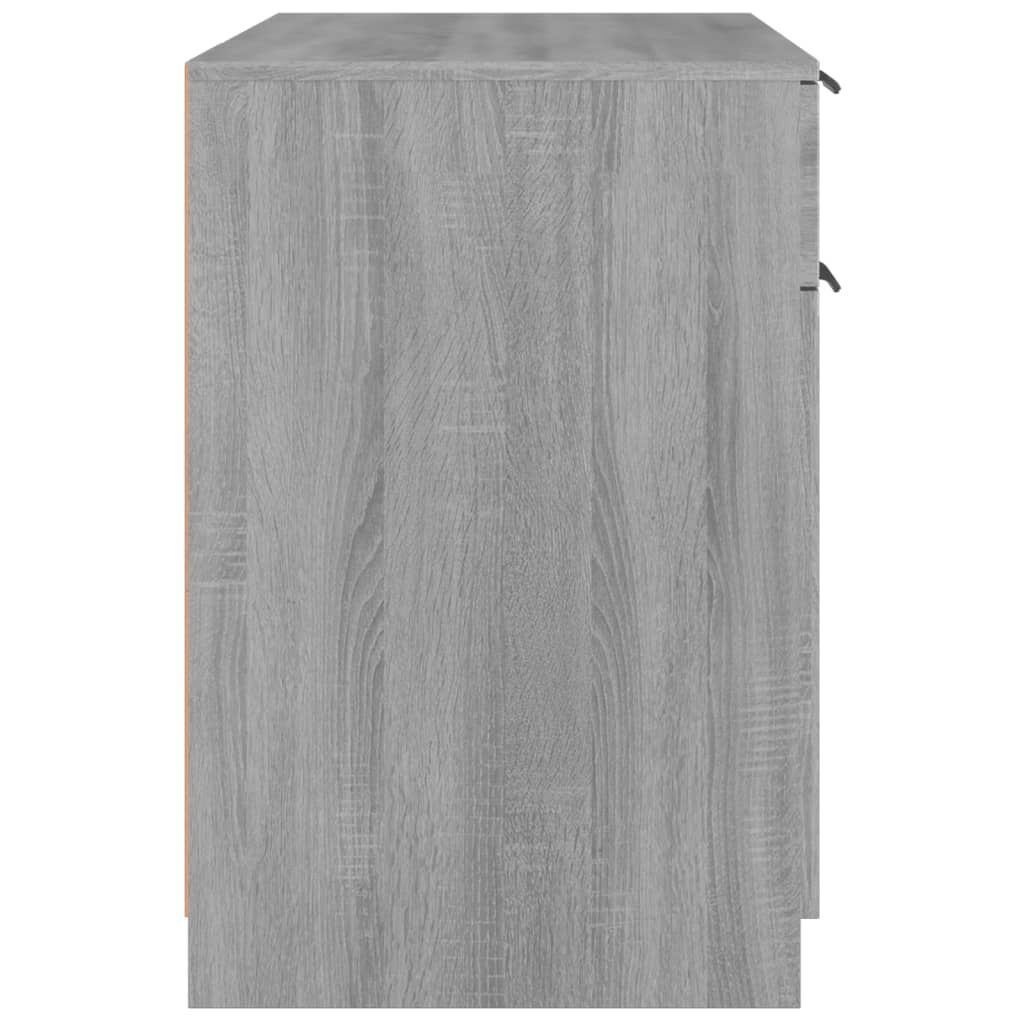 vidaXL Γραφείο Γκρι Sonoma 100x50x75 εκ. από Επεξεργασμένο Ξύλο
