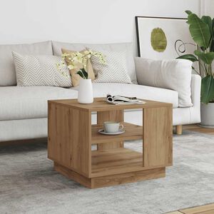 vidaXL &Tau;&rho;&alpha;&pi;&epsilon;&zeta;ά&kappa;&iota; &sigma;&alpha;&lambda;&omicron;&nu;&iota;&omicron;ύ Artisan Oak 55x55x42 cm &Kappa;&alpha;&tau;&alpha;&sigma;&kappa;&epsilon;&upsilon;&alpha;&sigma;&mu;έ&nu;&omicron; &xi;ύ&lambda;&omicron;