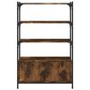 vidaXL Βιβλιοθήκη 3 Επιπέδων Καπν. Δρυς 70x30x109,5 εκ. Επεξεργ. Ξύλο