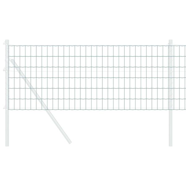 vidaXL Φράχτης Εuro Πράσινο 0.8 x 10 m Σίδηρος με επικάλυψη PVC