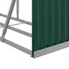 vidaXL Ξυλοθήκη Πράσινη 300 x 45 x 100 εκ. από Γαλβανισμένο Ατσάλι