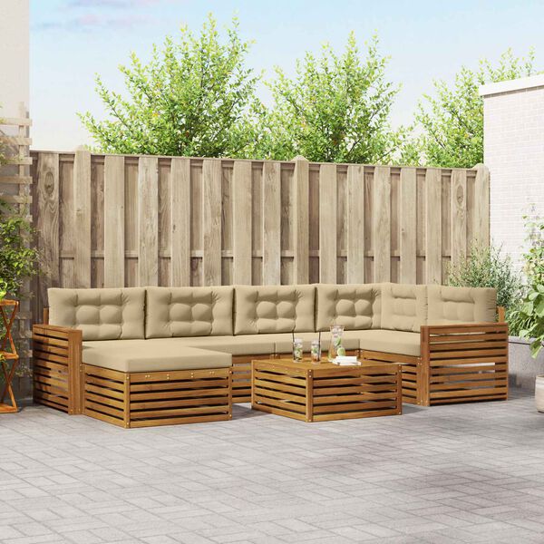 vidaXL &Sigma;&epsilon;&iota;&rho;ά &Kappa;&alpha;&nu;&alpha;&pi;έ &Epsilon;&xi;&omega;&tau;&epsilon;&rho;&iota;&kappa;&omicron;ύ &mu;&epsilon; &mu;&alpha;&xi;&iota;&lambda;ά&rho;&iota; 7 pcs &Phi;&upsilon;&sigma;&iota;&kappa;ό &kappa;&alpha;&iota; &Mu;&pi;&epsilon;&zeta;