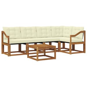 vidaXL &Sigma;&epsilon;&iota;&rho;ά &Kappa;&alpha;&nu;&alpha;&pi;έ &Epsilon;&xi;&omega;&tau;&epsilon;&rho;&iota;&kappa;&omicron;ύ &mu;&epsilon; &mu;&alpha;&xi;&iota;&lambda;ά&rho;&iota; 6 pcs &Phi;&upsilon;&sigma;&iota;&kappa;ό &kappa;&alpha;&iota; &Kappa;&rho;έ&mu;&alpha;