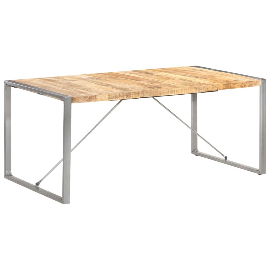 vidaXL Τραπεζαρία 180 x 90 x 75 εκ. από Μασίφ Ακατέργαστο Ξύλο Μάνγκο