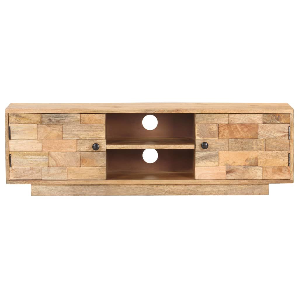 vidaXL Έπιπλο Τηλεόρασης 116 x 30 x 35 εκ. από Μασίφ Ξύλο Μάνγκο