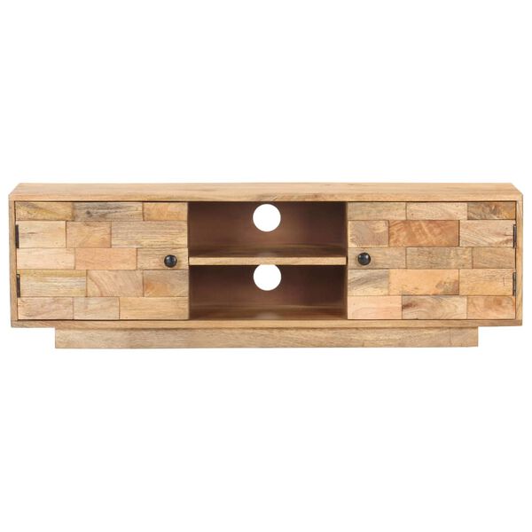 vidaXL Έπιπλο Τηλεόρασης 116 x 30 x 35 εκ. από Μασίφ Ξύλο Μάνγκο