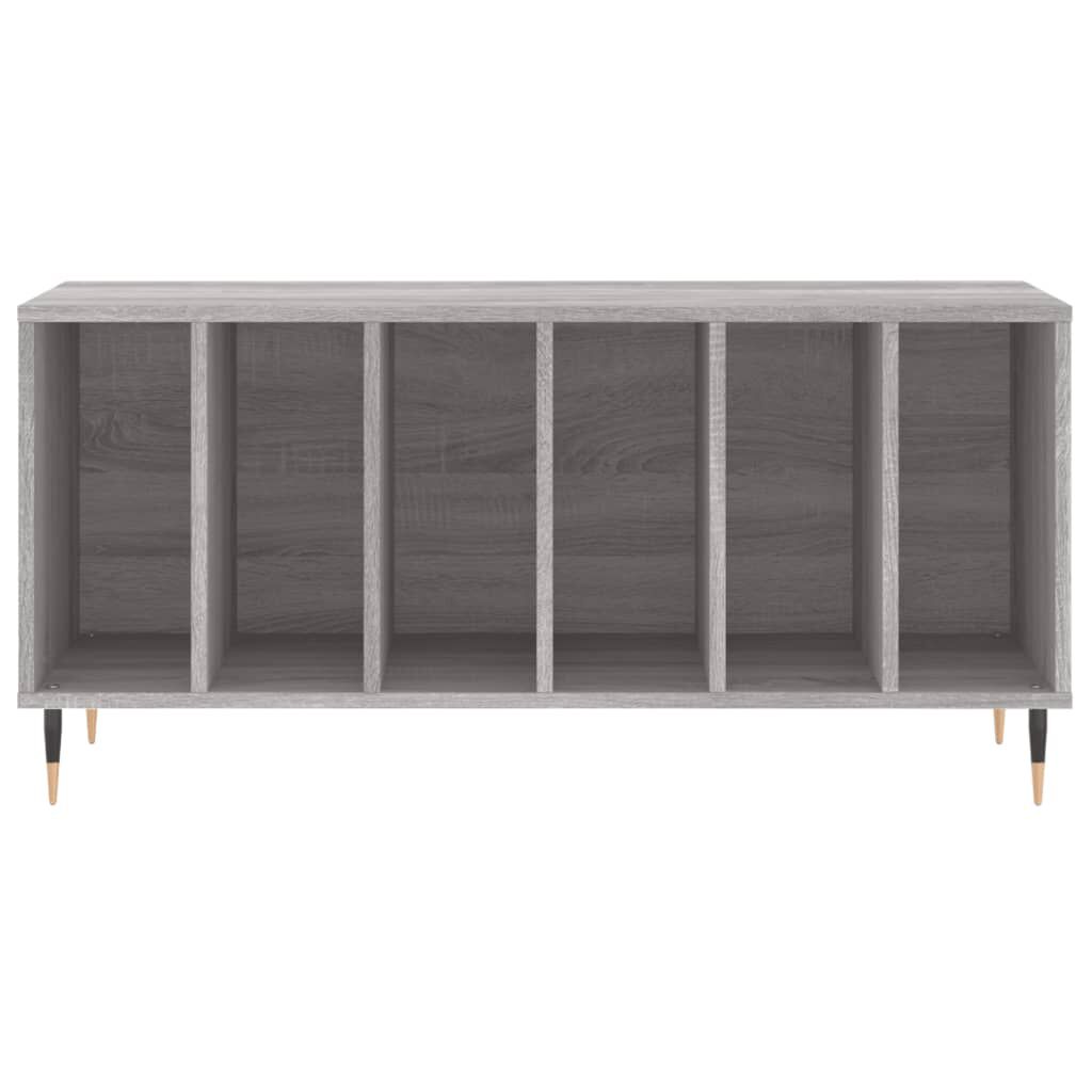 vidaXL Έπιπλο Δίσκων Γκρι Sonoma 100x38x48 εκ. από Επεξεργασμένο Ξύλο