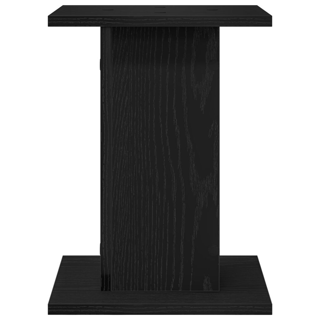 vidaXL Στήρες Ηχείων 2 τμχ Μαύρη Δρυς 30x30x40 εκ Φτιαγμένοι από Ξύλο