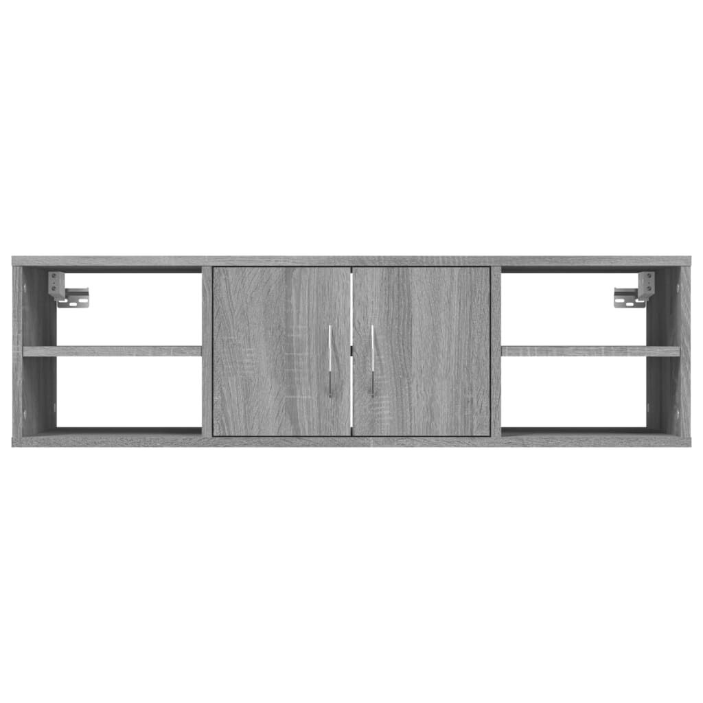 vidaXL Ραφιέρα Τοίχου Γκρι Sonoma 102x30x29 εκ. Επεξεργασμένο Ξύλο