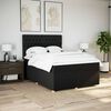 vidaXL &Kappa;&rho;&epsilon;&beta;ά&tau;&iota; Boxspring &mu;&epsilon; &Sigma;&tau;&rho;ώ&mu;&alpha; &Mu;&alpha;ύ&rho;&omicron; 160x200 &epsilon;&kappa;. &Upsilon;&phi;&alpha;&sigma;&mu;ά&tau;&iota;&nu;&omicron;