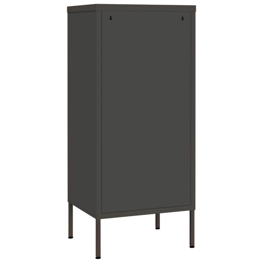 vidaXL Ντουλάπι Αποθήκευσης Ανθρακί 42,5x35x101,5 εκ. από Ατσάλι