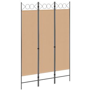 vidaXL 3-Panel Room Divider &Mu;&pi;&epsilon;&zeta; 120 x 180 cm Ύ&phi;&alpha;&sigma;&mu;&alpha;