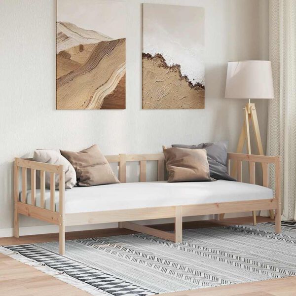 vidaXL &Kappa;&alpha;&nu;&alpha;&pi;έ&sigmaf; &Kappa;&rho;&epsilon;&beta;ά&tau;&iota; &alpha;&pi;ό &Mu;&alpha;&sigma;ί&phi; &Xi;ύ&lambda;&omicron; &Pi;&epsilon;ύ&kappa;&omicron;&upsilon; 90 x 200 &epsilon;&kappa;.