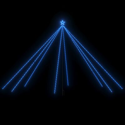 vidaXL Χριστουγεν. Δέντρο από Φωτάκια Εσ./Εξ. Χώρου Μπλε 5 μ. 800 LED