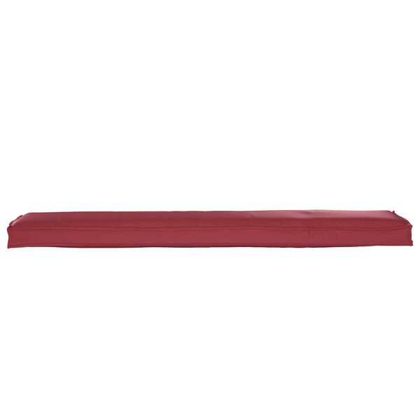 vidaXL Μαξιλάρι Παλέτας για Πάγκο Μπορντό 180x40x8 cm Ύφασμα Oxford