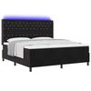 vidaXL &Kappa;&rho;&epsilon;&beta;ά&tau;&iota; Box Spring LED &mu;&epsilon; &Sigma;&tau;&rho;ώ&mu;&alpha; &Mu;&alpha;ύ&rho;&omicron; 180 x 200 cm &Beta;&epsilon;&lambda;&omicron;ύ&delta;&omicron;