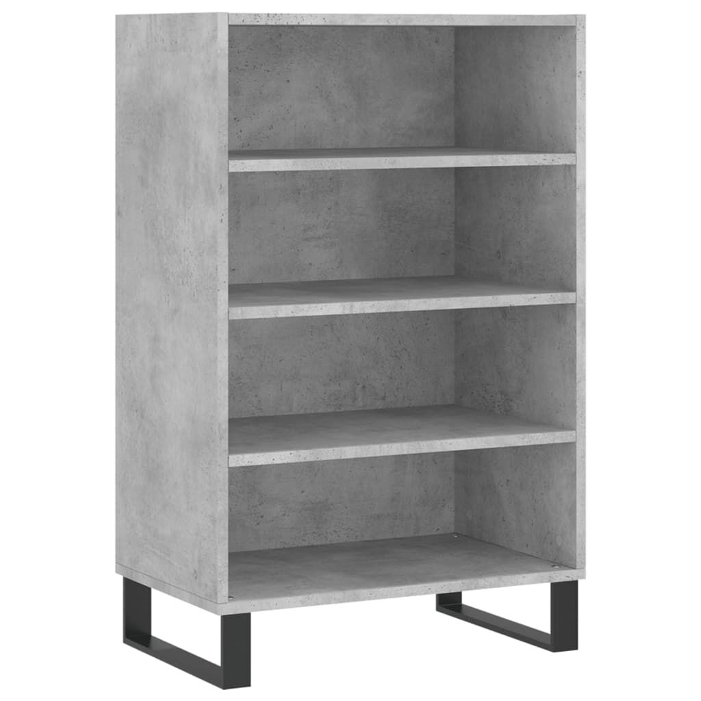 vidaXL Ραφιέρα Γκρι Σκυροδέματος 57 x 35 x 90 από Επεξεργασμένο Ξύλο