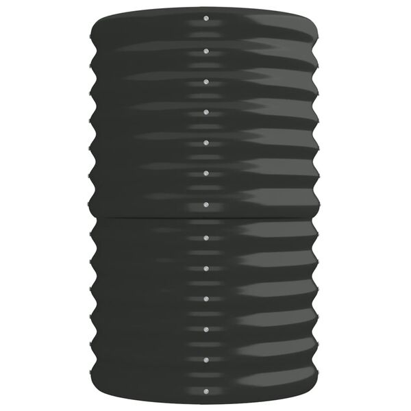 vidaXL Ζαρντινιέρα Ανθρακί 224x40x68 εκ Ατσάλι με Ηλεκτρ. Βαφή Πούδρας