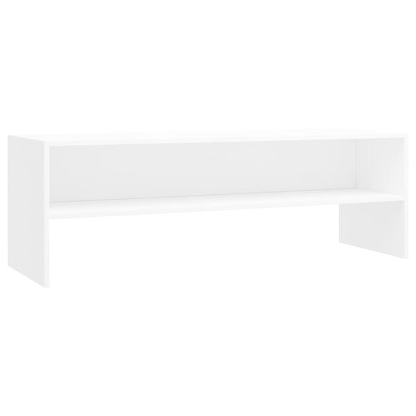 vidaXL Έπιπλο Τηλεόρασης Λευκό 120 x 40 x 40 εκ. από Επεξ. Ξύλο