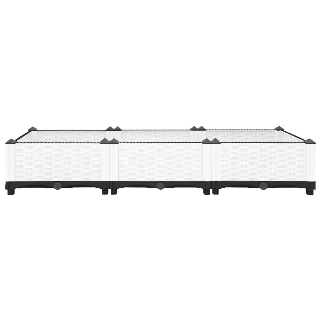 vidaXL Ζαρντινιέρα 120 x 40 x 23 εκ. από Πολυπροπυλένιο