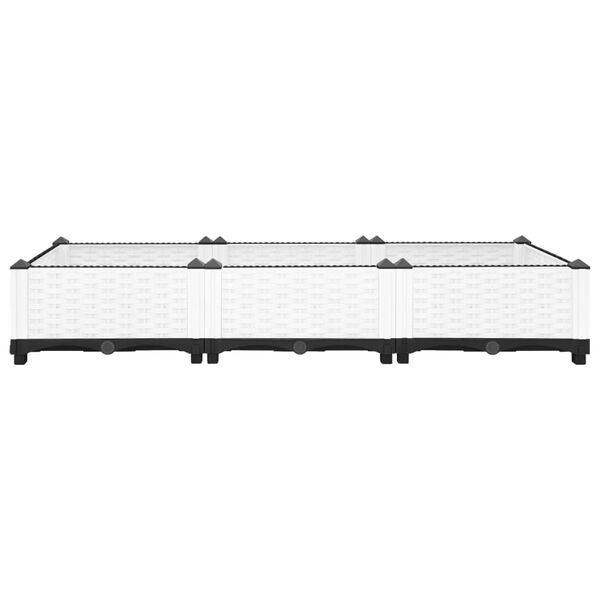 vidaXL Ζαρντινιέρα 120 x 40 x 23 εκ. από Πολυπροπυλένιο