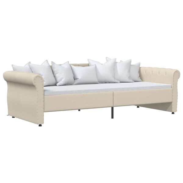 vidaXL &Kappa;&alpha;&nu;&alpha;&pi;έ&sigmaf; &Kappa;&rho;&epsilon;&beta;ά&tau;&iota; &mu;&epsilon; Έ&xi;&omicron;&delta;&omicron; USB &Kappa;&rho;&epsilon;&mu; 90 x 200 &epsilon;&kappa;. &Upsilon;&phi;&alpha;&sigma;&mu;ά&tau;&iota;&nu;&omicron;&sigmaf;