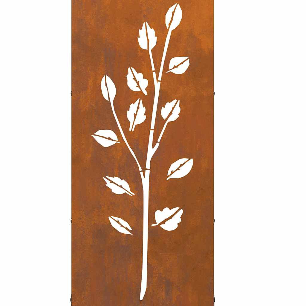 Ράφι για καυσόξυλα vidaXL 40x30x80 cm Ατσάλι σκληρυθέν στον αέρα