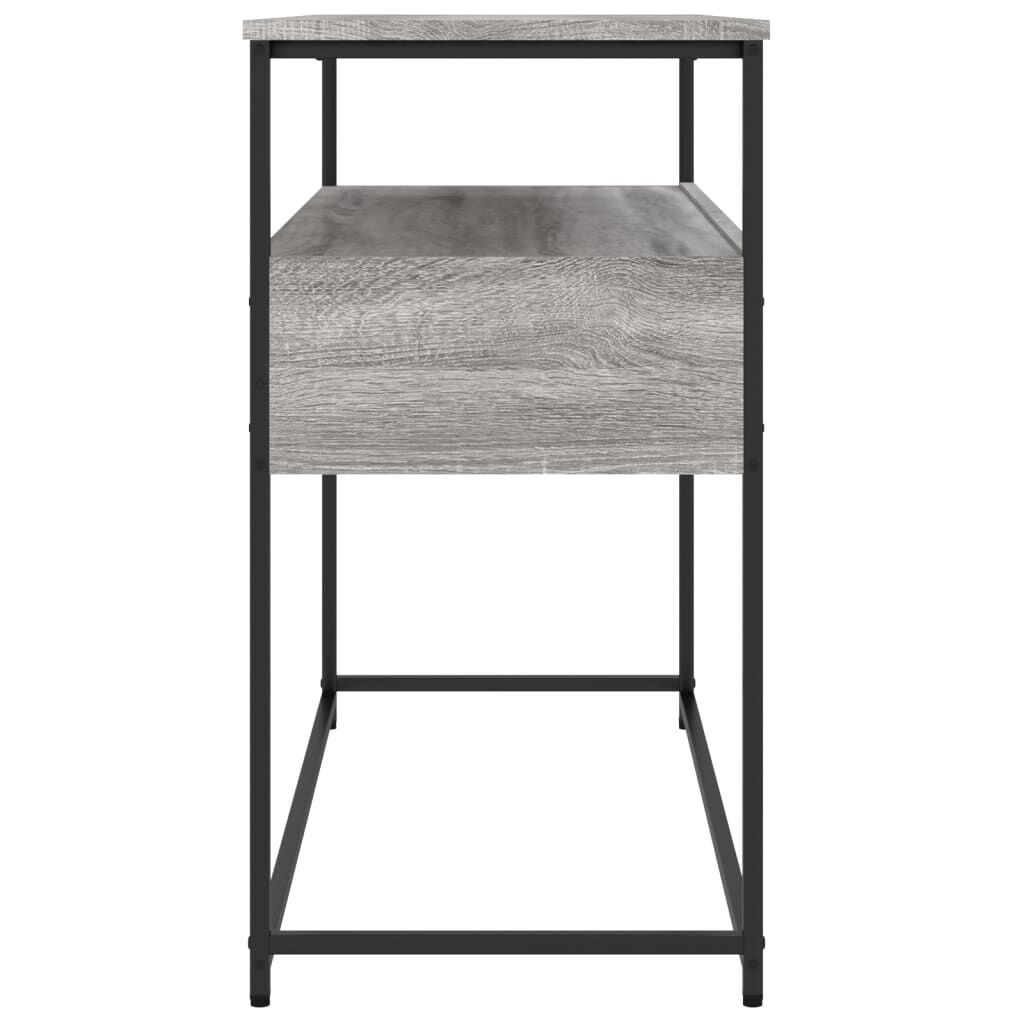 vidaXL Τραπέζι Κονσόλα Γκρι Sonoma 100x40x75 εκ. Επεξεργασμένο Ξύλο