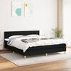 vidaXL &Kappa;&rho;&epsilon;&beta;ά&tau;&iota; Boxspring &mu;&epsilon; &Sigma;&tau;&rho;ώ&mu;&alpha; &Mu;&alpha;ύ&rho;&omicron; 180x200 &epsilon;&kappa;. &Upsilon;&phi;&alpha;&sigma;&mu;ά&tau;&iota;&nu;&omicron;
