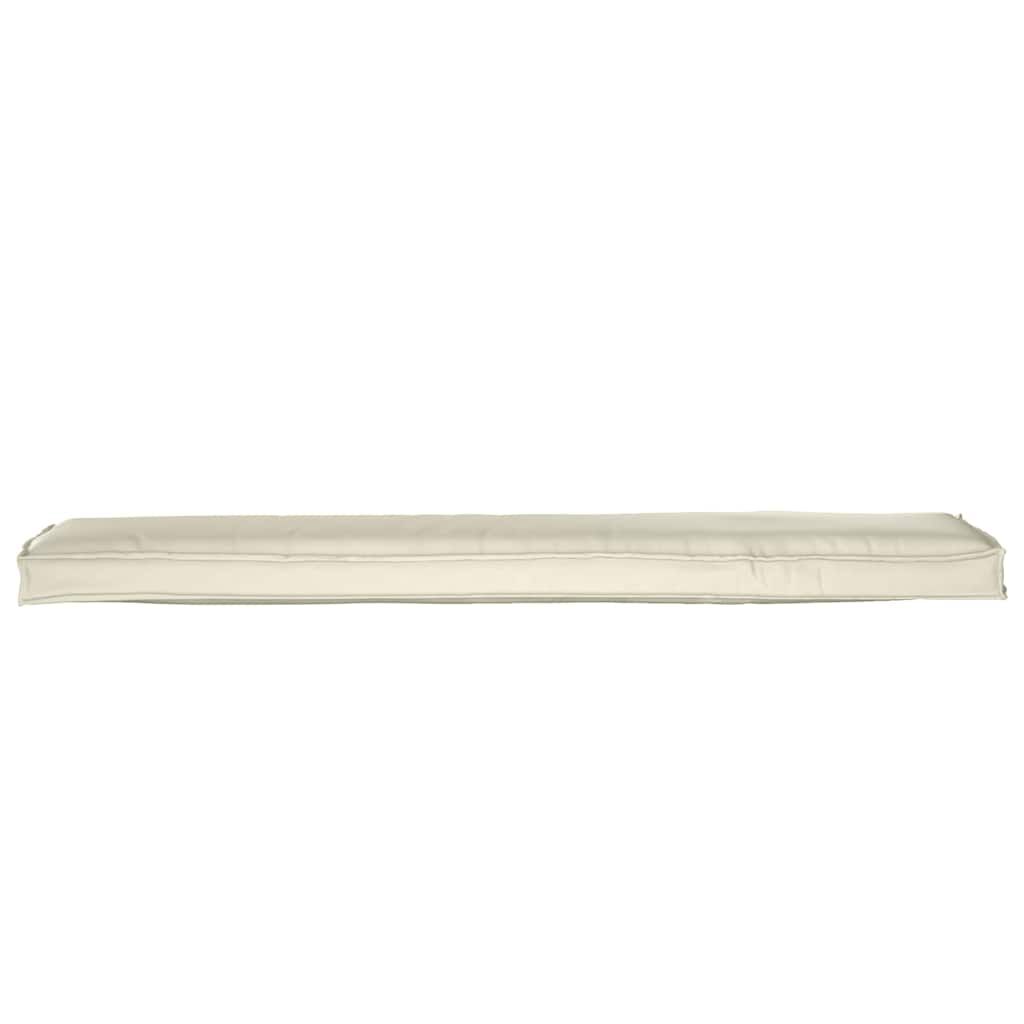 vidaXL Μαξιλάρι παλέτας Κρεμ 180 x 40 x 8 εκ. Ύφασμα Oxford