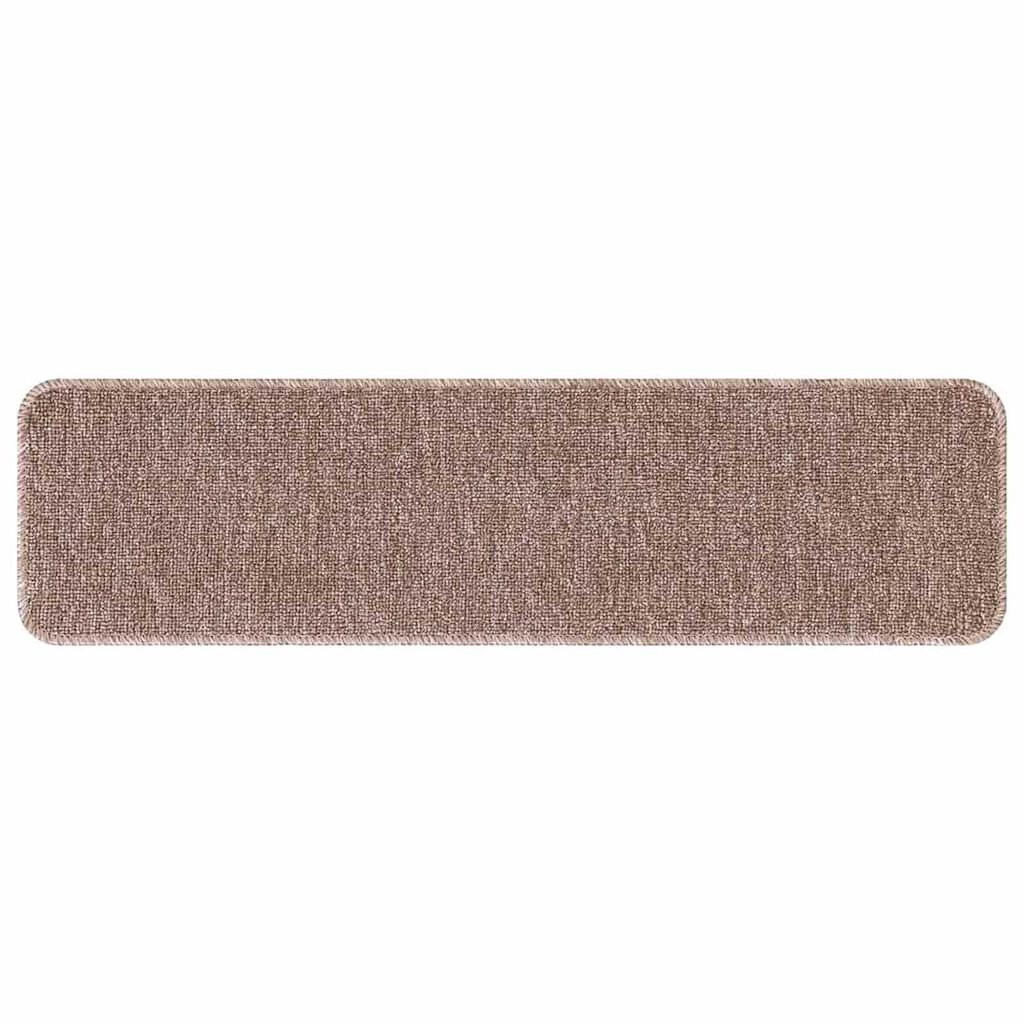 vidaXL Σκαλοπάτια 15 pcs Ανοιχτό καφέ 75 x 20 cm Πολυπροπυλένιο