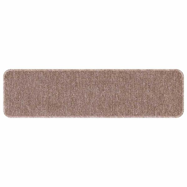 vidaXL Σκαλοπάτια 15 pcs Ανοιχτό καφέ 75 x 20 cm Πολυπροπυλένιο
