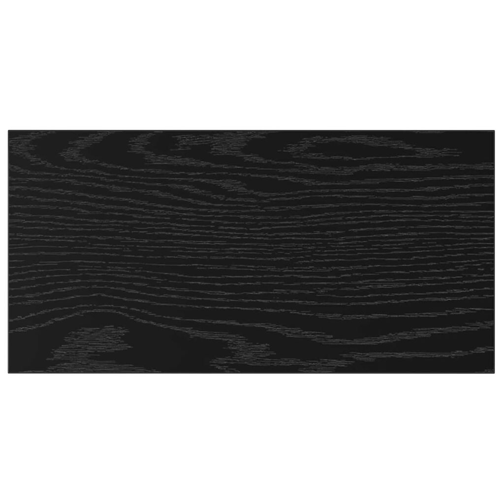 vidaXL Επιτοίχια Ράφια Μαύρη βελανιδιά MDF 40 x 20 x 1.5 εκ