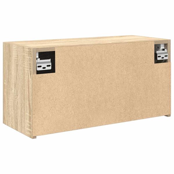 vidaXL ντουλάπι τοίχου μπάνιου Δρυς sonoma 60x25x30 cm Μηχανική ξυλεία