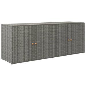vidaXL &Nu;&tau;&omicron;&upsilon;&lambda;ά&pi;&iota; &Alpha;&pi;&omicron;&theta;ή&kappa;&epsilon;&upsilon;&sigma;&eta;&sigmaf; &Kappa;ή&pi;&omicron;&upsilon; &Gamma;&kappa;&rho;&iota; 198x55,5x80 &epsilon;&kappa;. &Sigma;&upsilon;&nu;&theta;&epsilon;&tau;&iota;&kappa;ό &Rho;&alpha;&tau;ά&nu;