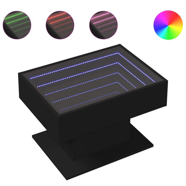 vidaXL &Tau;&rho;&alpha;&pi;&epsilon;&zeta;ά&kappa;&iota; &Sigma;&alpha;&lambda;&omicron;&nu;&iota;&omicron;ύ &mu;&epsilon; LED &Mu;&alpha;ύ&rho;&omicron; 70x50x45 &epsilon;&kappa;. &Epsilon;&pi;&epsilon;&xi;&epsilon;&rho;&gamma;&alpha;&sigma;&mu;έ&nu;&omicron; &Xi;ύ&lambda;&omicron;