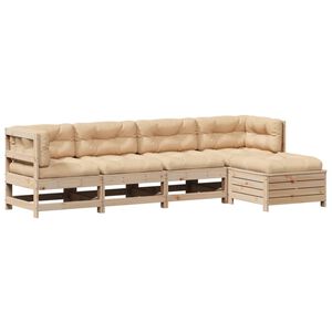 vidaXL &Sigma;&alpha;&lambda;ό&nu;&iota; &Kappa;ή&pi;&omicron;&upsilon; &Sigma;&epsilon;&tau; 5 &Tau;&epsilon;&mu;&alpha;&chi;ί&omega;&nu; &alpha;&pi;ό &Mu;&alpha;&sigma;ί&phi; &Xi;ύ&lambda;&omicron; &Pi;&epsilon;ύ&kappa;&omicron;&upsilon; &mu;&epsilon; &Mu;&alpha;&xi;&iota;&lambda;ά&rho;&iota;&alpha;