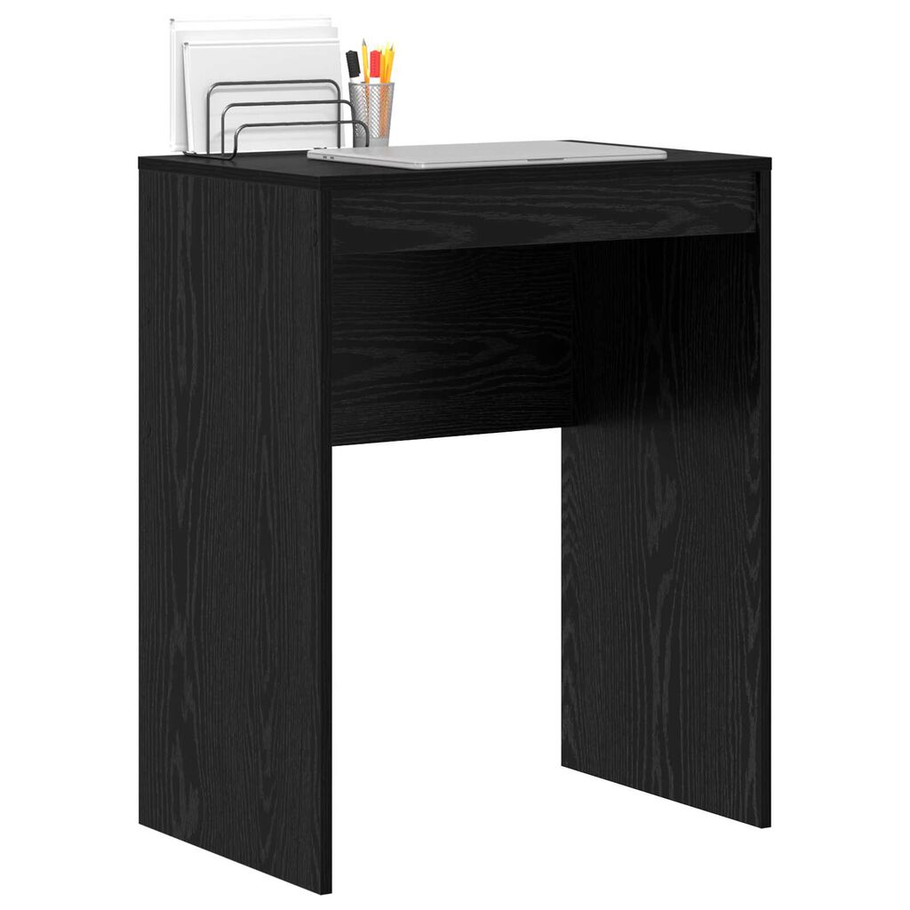 vidaXL Γραφείο Μαύρη δρυς 60 x 40 x 76 εκ. Επεξεργασμένο ξύλο