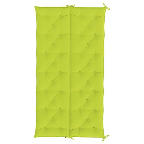 vidaXL Μαξιλάρι Πάγκου Κήπου Αν. Πράσινο 200x(50+50)x7εκ Ύφασμα Oxford