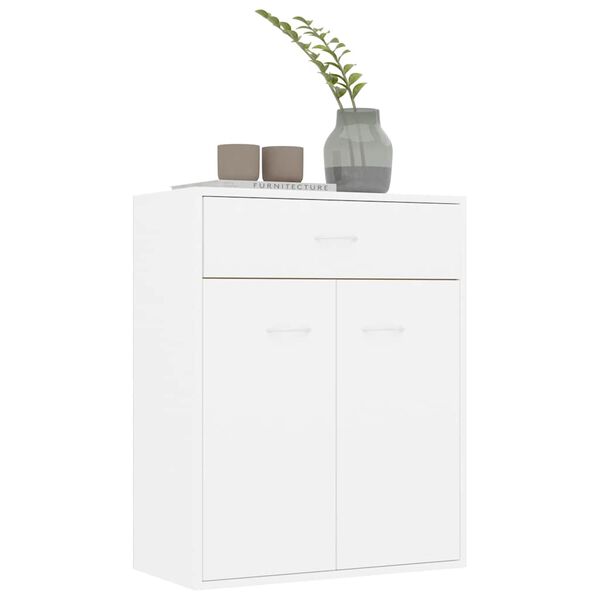 vidaXL Ντουλάπι Λευκό 60 x 30 x 75 εκ. από Επεξεργασμένο Ξύλο