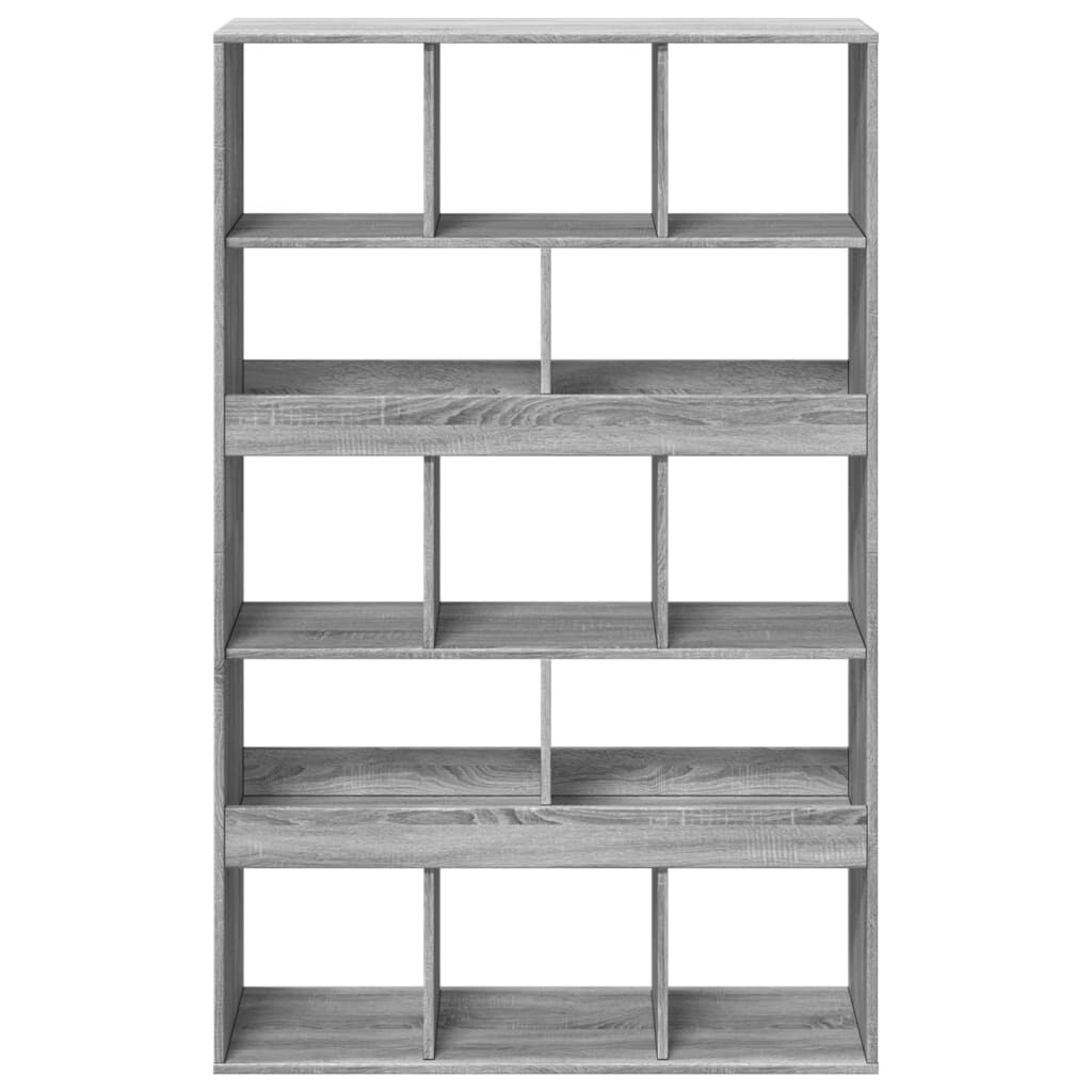 vidaXL Βιβλιοθήκη/Διαχωριστικό Χώρου Γκρι 100x33x156,5 εκ. Επεξ. Ξύλο